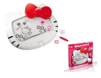 Доска HKSK1 для рисования с магнитами и аксессуарами в коробке Hello Kitty